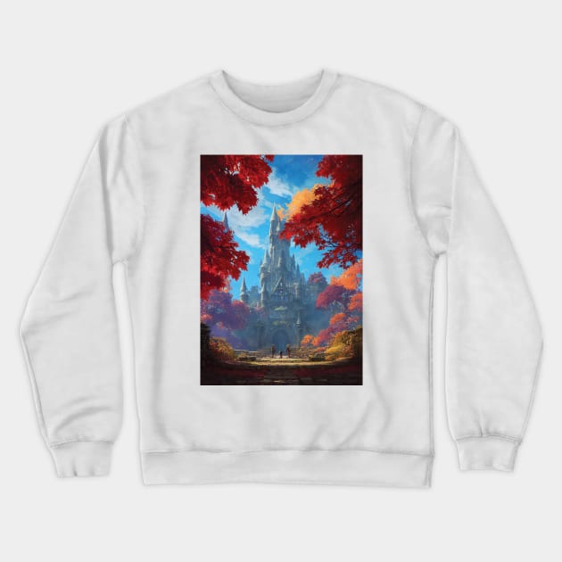 Dark Fantasy Kingdom Crewneck Sweatshirt by MadeBYAhsan